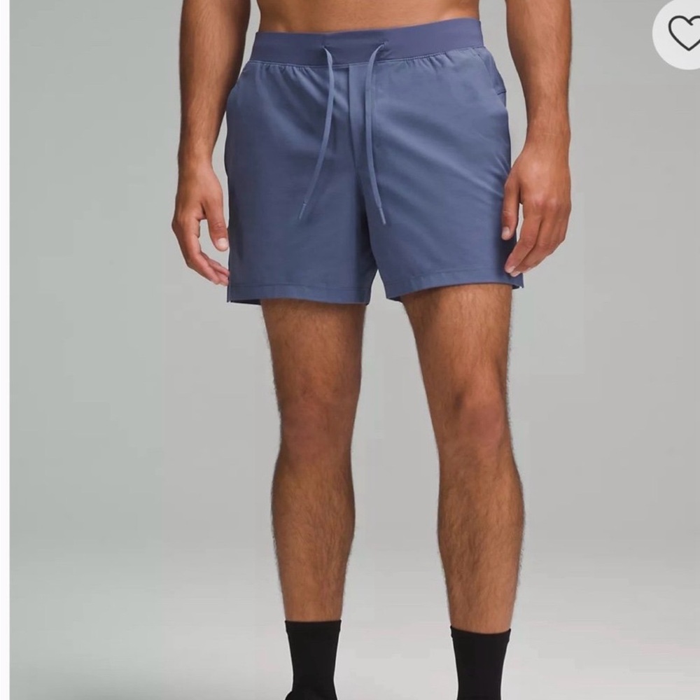 lululemon athletica Men's Zipped Drawstring Shorts in Slate Gray